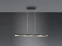 Trio Leuchten LED Pendelleuchte BLAZE Dimmbar Lichtfarbe Einstellbar Messing 107cm -Globo Store led pendelleuchte blaze dimmbar lichtfarbe einstel 14