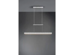 Reality Leuchten LED Pendelleuchte PAROS Silber ALU - Up And Down, Dimmbar, Höhenverstellbar -Globo Store led pendelleuchte paros silber alu up and down dim 4