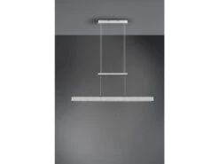 Reality Leuchten LED Pendelleuchte PAROS Silber ALU - Up And Down, Dimmbar, Höhenverstellbar -Globo Store led pendelleuchte paros silber alu up and down dim 5