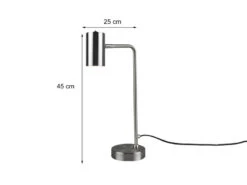 MeineWunschleuchte LED Schreibtischlampe In Silber Matt, Spot Schwenkbar, Höhe 45cm 10 MeineWunschleuchte LED Schreibtischlampe In Silber Matt, Spot Schwenkbar, Höhe 45cm -Globo Store led schreibtischlampe in silber matt spot schwenkb 3