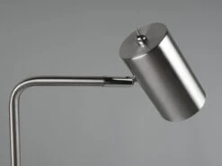 MeineWunschleuchte LED Schreibtischlampe In Silber Matt, Spot Schwenkbar, Höhe 45cm 11 MeineWunschleuchte LED Schreibtischlampe In Silber Matt, Spot Schwenkbar, Höhe 45cm -Globo Store led schreibtischlampe in silber matt spot schwenkb 4