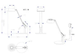 Trio Leuchten LED Schreibtischleuchte AVA Dimmbar, Mit USB Ladefunktion & Tageslicht, 40cm 20 Trio Leuchten LED Schreibtischleuchte AVA Dimmbar, Mit USB Ladefunktion & Tageslicht, 40cm -Globo Store led schreibtischleuchte ava dimmbar mit usb ladefu 9