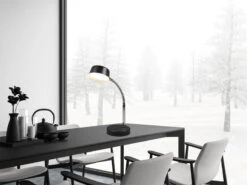 Reality Leuchten LED Schreibtischleuchte KIKO Flexibel, Kunststoff Schwarz, 34cm Hoch -Globo Store led schreibtischleuchte kiko flexibel kunststoff s 5