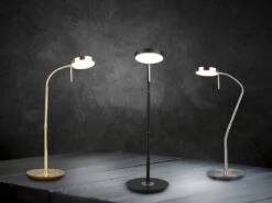 Trio Leuchten LED Schreibtischleuchte MONZA Dimmbar Mit Flexarm, Höhe 57cm, Schwarz -Globo Store led schreibtischleuchte monza dimmbar mit flexarm 1 9