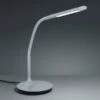 Trio Leuchten LED Schreibtischleuchte POLO Grau Dimmbar 41cm Hoch Mit Flexgelenk
