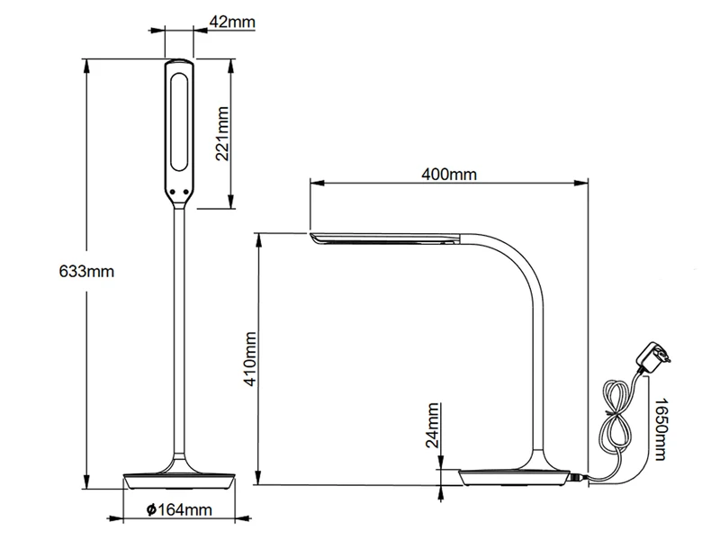 Trio Leuchten LED Schreibtischleuchte POLO Grau Dimmbar 41cm Hoch Mit Flexgelenk 6 Trio Leuchten LED Schreibtischleuchte POLO Grau Dimmbar 41cm Hoch Mit Flexgelenk – Bild 6