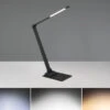 Trio Leuchten LED Schreibtischleuchte TRAVIS Mit USB Ladefunktion, Schwarz, Höhe 71cm