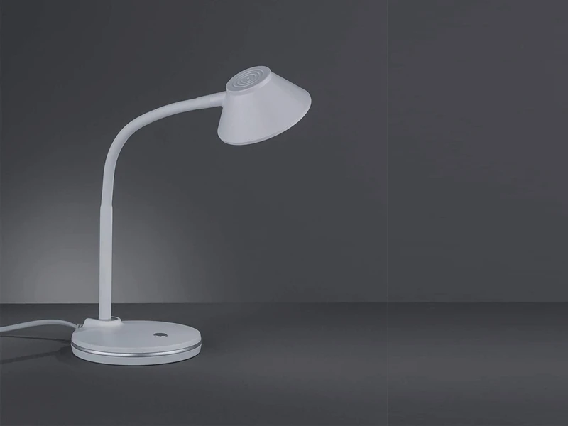 MeineWunschleuchte LED Schreibtischleuchten 2er SET Flexibel, Kunststoff Weiß, 33cm Hoch 3 MeineWunschleuchte LED Schreibtischleuchten 2er SET Flexibel, Kunststoff Weiß, 33cm Hoch – Bild 3