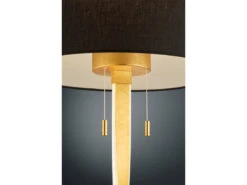 Trio Leuchten LED Stehlampe Mit Stoffschirm Schwarz Und Beleuchtetem Gestell, Höhe 160cm -Globo Store led stehlampe mit stoffschirm schwarz und beleucht 4