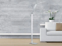 Fischer & Honsel LED Stehleuchte GERI Verstellbar, Dimmbar, Lichtfarbe Wählbar, Höhe 133cm -Globo Store led stehleuchte geri verstellbar dimmbar lichtfarb 4