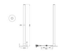 Reality Leuchten LED Stehleuchte LEIA Chrom Dimmbar Fernbedienung, Farbwechsel 104cm Hoch 17 Reality Leuchten LED Stehleuchte LEIA Chrom Dimmbar Fernbedienung, Farbwechsel 104cm Hoch -Globo Store led stehleuchte leia chrom dimmbar fernbedienung f 7