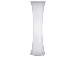 MeineWunschleuchte LED Stehleuchte Lichtsäule Aus Stoff Rund Zylinder 123cm Ø35cm In Weiß 7 MeineWunschleuchte LED Stehleuchte Lichtsäule Aus Stoff Rund Zylinder 123cm Ø35cm In Weiß -Globo Store led stehleuchte lichtsaeule aus stoff rund zylinde 1