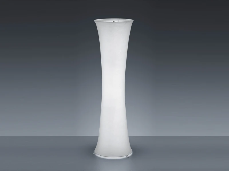 MeineWunschleuchte LED Stehleuchte Lichtsäule Aus Stoff Rund Zylinder 123cm Ø35cm In Weiß 3 MeineWunschleuchte LED Stehleuchte Lichtsäule Aus Stoff Rund Zylinder 123cm Ø35cm In Weiß – Bild 3