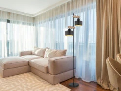 MeineWunschleuchte LED Stehleuchte Metall Schwarz Gold 2-flammig, Höhe 168cm 14 MeineWunschleuchte LED Stehleuchte Metall Schwarz Gold 2-flammig, Höhe 168cm -Globo Store led stehleuchte metall schwarz gold 2 flammig hoeh 5