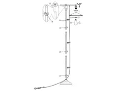 MeineWunschleuchte LED Stehleuchte Mit Schwenkbarem Metallschirm Schwarz, Höhe 155cm -Globo Store led stehleuchte mit schwenkbarem metallschirm schw 3