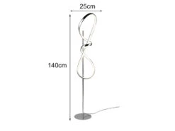 Reality Leuchten LED Stehleuchte PADUA Dimmbar Per Touch, Chrom, Kristall, 140cm 9 Reality Leuchten LED Stehleuchte PADUA Dimmbar Per Touch, Chrom, Kristall, 140cm -Globo Store led stehleuchte padua dimmbar per touch chrom kris 2