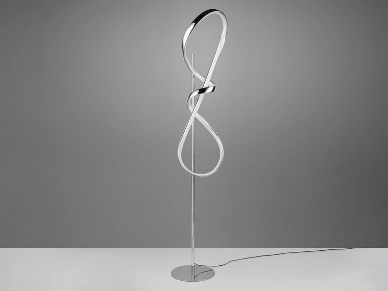 Reality Leuchten LED Stehleuchte PADUA Dimmbar Per Touch, Chrom, Kristall, 140cm 5 Reality Leuchten LED Stehleuchte PADUA Dimmbar Per Touch, Chrom, Kristall, 140cm – Bild 5