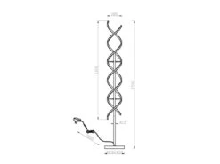 Trio Leuchten LED Stehleuchte SEQUENCE Dimmbar Lichtfarbe Einstellbar Silber 150cm -Globo Store led stehleuchte sequence dimmbar lichtfarbe einste 6