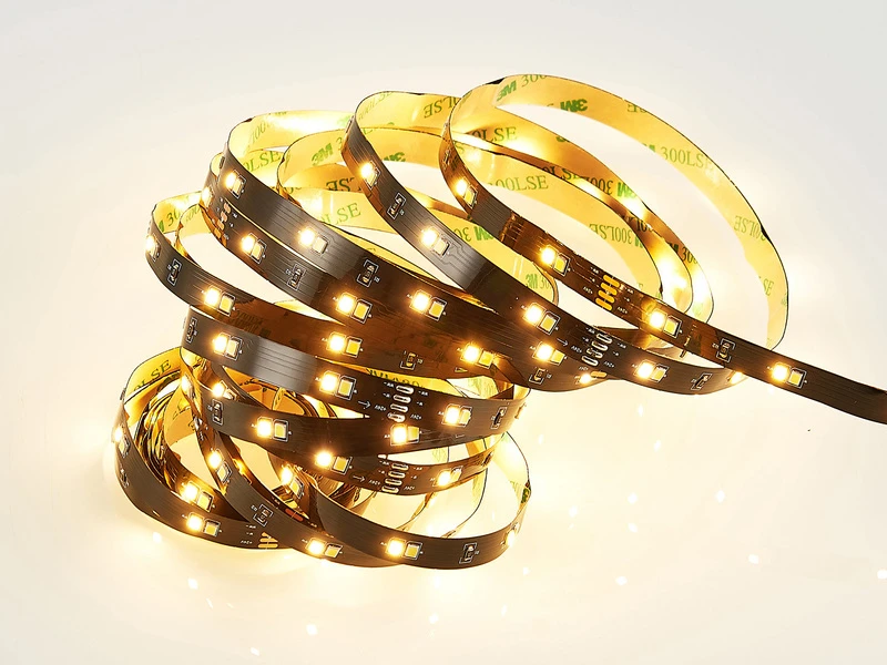 Reality Leuchten LED Streifen CHIP Mit Fernbedienung & Dimmer, Lichtfarbe Einstellbar - 5 Meter 2 Reality Leuchten LED Streifen CHIP Mit Fernbedienung & Dimmer, Lichtfarbe Einstellbar - 5 Meter – Bild 2