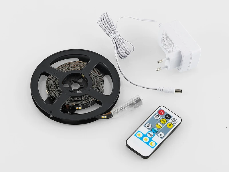 Reality Leuchten LED Streifen CHIP Mit Fernbedienung & Dimmer, Lichtfarbe Einstellbar - 5 Meter 5 Reality Leuchten LED Streifen CHIP Mit Fernbedienung & Dimmer, Lichtfarbe Einstellbar - 5 Meter – Bild 5