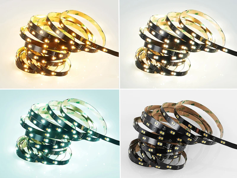 Reality Leuchten LED Streifen CHIP Mit Fernbedienung & Dimmer, Lichtfarbe Einstellbar - 5 Meter 1 Reality Leuchten LED Streifen CHIP Mit Fernbedienung & Dimmer, Lichtfarbe Einstellbar - 5 Meter