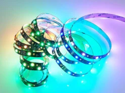 Reality Leuchten LED Streifen RACER Mit Fernbedienung, RGB & Sound Control Funktion - 5 Meter -Globo Store led streifen racer mit fernbedienung rgb sound con 2