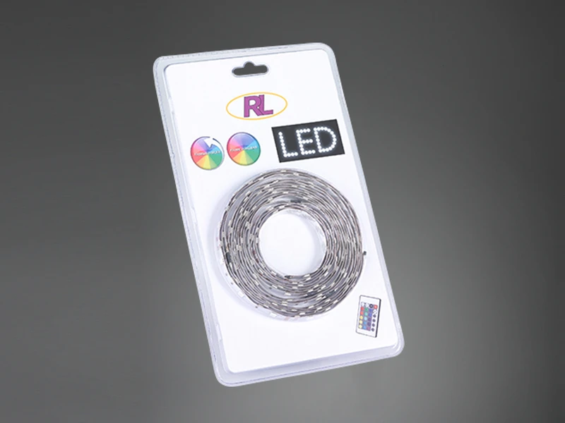 Reality Leuchten LED Stripe Mit Fernbedienung, RGB Farbwechsel & Dimmer - 5 Meter 3 Reality Leuchten LED Stripe Mit Fernbedienung, RGB Farbwechsel & Dimmer - 5 Meter – Bild 3