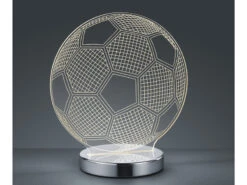 Reality Leuchten LED Tischleuchte BALL 3D Fußball Lichtfarbe Einstellbar Höhe 22cm