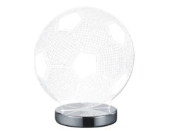 Reality Leuchten LED Tischleuchte BALL 3D Fußball Lichtfarbe Einstellbar Höhe 22cm -Globo Store led tischleuchte ball 3d fussball lichtfarbe einst 6