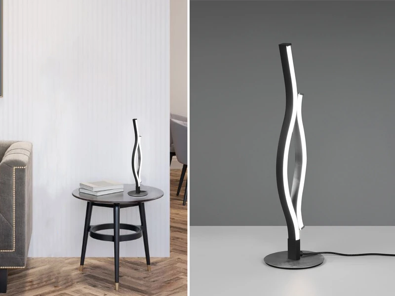 Trio Leuchten LED Tischleuchte BLAZE Dimmbar Per Touch, Lichtfarbe Einstellbar, Silber 48cm 1 Trio Leuchten LED Tischleuchte BLAZE Dimmbar Per Touch, Lichtfarbe Einstellbar, Silber 48cm