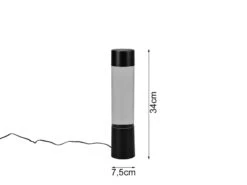 Reality Leuchten LED Tischleuchte GLITTER Mit RGB Farbwechsel, Schwarz 34cm Hoch 11 Reality Leuchten LED Tischleuchte GLITTER Mit RGB Farbwechsel, Schwarz 34cm Hoch -Globo Store led tischleuchte glitter mit rgb farbwechsel schwa 2