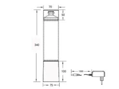 Reality Leuchten LED Tischleuchte GLITTER Mit RGB Farbwechsel, Schwarz 34cm Hoch 13 Reality Leuchten LED Tischleuchte GLITTER Mit RGB Farbwechsel, Schwarz 34cm Hoch -Globo Store led tischleuchte glitter mit rgb farbwechsel schwa 4
