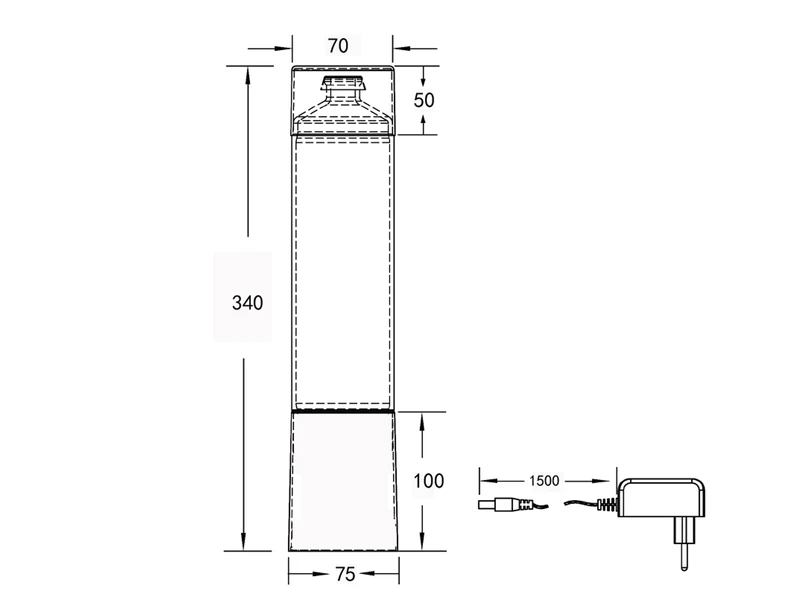 Reality Leuchten LED Tischleuchte GLITTER Mit RGB Farbwechsel, Schwarz 34cm Hoch 5 Reality Leuchten LED Tischleuchte GLITTER Mit RGB Farbwechsel, Schwarz 34cm Hoch – Bild 5