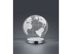 Reality Leuchten LED Tischleuchte GLOBE 3D Optik Chrom Lichtfarbe Einstellbar, Höhe 20cm 11 Reality Leuchten LED Tischleuchte GLOBE 3D Optik Chrom Lichtfarbe Einstellbar, Höhe 20cm -Globo Store led tischleuchte globe 3d optik chrom lichtfarbe e 4