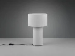 MeineWunschleuchte LED Tischleuchte Korpus Und Lampenschirm Stoff Ultimate Grau, Höhe 40cm -Globo Store led tischleuchte korpus und lampenschirm stoff ult 4