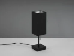 MeineWunschleuchte LED Tischleuchte Metall & Stoffschirm Schwarz USB-Ladestationen Höhe 35cm 11 MeineWunschleuchte LED Tischleuchte Metall & Stoffschirm Schwarz USB-Ladestationen Höhe 35cm -Globo Store led tischleuchte metall stoffschirm schwarz usb la 4