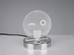 Reality Leuchten LED Tischleuchte SMILEY 3D Lasercut Mit Farbwechsler - 15cm Hoch 17 Reality Leuchten LED Tischleuchte SMILEY 3D Lasercut Mit Farbwechsler - 15cm Hoch -Globo Store led tischleuchte smiley 3d lasercut mit farbwechsl 7