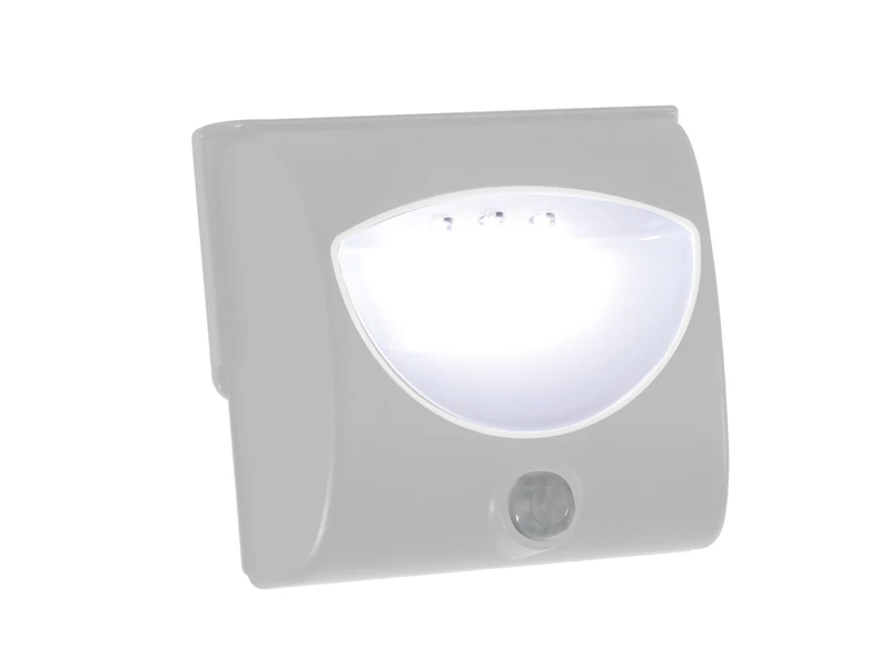 REV LED Treppenlicht Orientierungslicht Mit Bewegungsmelder, Batteriebetrieb, Silber 1 REV LED Treppenlicht Orientierungslicht Mit Bewegungsmelder, Batteriebetrieb, Silber