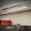 Trio Leuchten LED Unterbauleuchte ALINO Grau Flach Mit Schalter & 230V Direktanschluss, 55cm