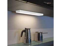 Trio Leuchten LED Unterbauleuchte ALINO Weiß Flach Mit Schalter & 230V Direktanschluss, 34cm -Globo Store led unterbauleuchte alino weiss flach mit schalter 11