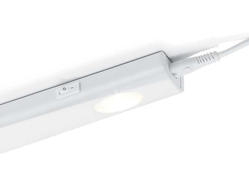 Trio Leuchten LED Unterbauleuchte ARAGON Weiß Flach Mit Schalter & 230V Direktanschluss, 40cm 5 Trio Leuchten LED Unterbauleuchte ARAGON Weiß Flach Mit Schalter & 230V Direktanschluss, 40cm – Bild 5