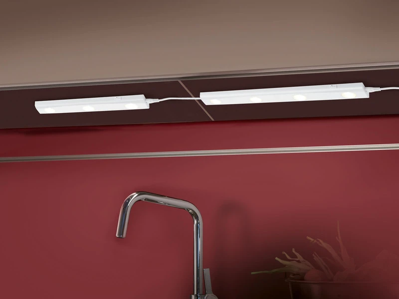 Trio Leuchten LED Unterbauleuchte ARAGON Weiß Flach Mit Schalter & 230V Direktanschluss, 40cm 7 Trio Leuchten LED Unterbauleuchte ARAGON Weiß Flach Mit Schalter & 230V Direktanschluss, 40cm – Bild 7