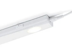 Trio Leuchten LED Unterbauleuchte ARAGON Weiß Flach Mit Schalter & 230V Direktanschluss, 55cm -Globo Store led unterbauleuchte aragon weiss flach mit schalte 3