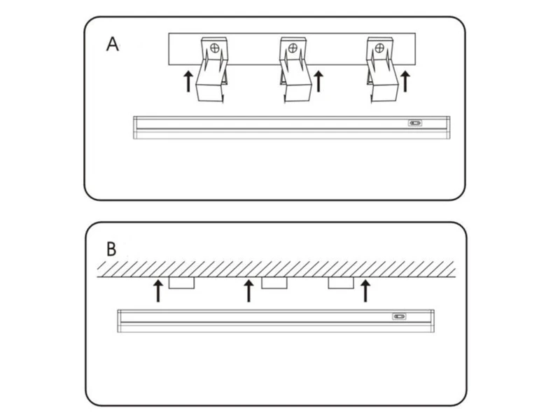Trio Leuchten LED Unterbauleuchte RAMON Mit Schalter & 230V Direktanschluss, 114cm Lang 6 Trio Leuchten LED Unterbauleuchte RAMON Mit Schalter & 230V Direktanschluss, 114cm Lang – Bild 6