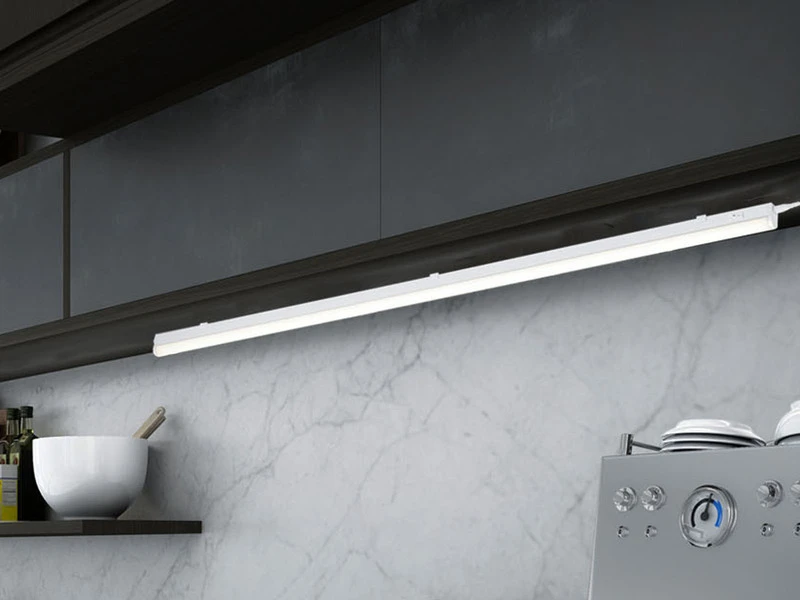 Trio Leuchten LED Unterbauleuchte RAMON Mit Schalter & 230V Direktanschluss, 114cm Lang 1 Trio Leuchten LED Unterbauleuchte RAMON Mit Schalter & 230V Direktanschluss, 114cm Lang