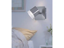 Reality Leuchten LED Wand- & Deckenstrahler ROUBAIX 1 Flammig Schwenkbar Silber Matt 10x10xcm 7 Reality Leuchten LED Wand- & Deckenstrahler ROUBAIX 1 Flammig Schwenkbar Silber Matt 10x10xcm -Globo Store led wand deckenstrahler roubaix 1 flammig schwenkb 2