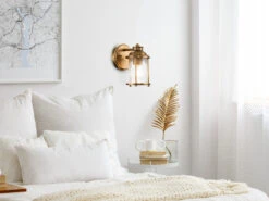 MeineWunschleuchte LED Wandlaterne In Messing Für Badezimmer & Wohnraum, Höhe 21cm 19 MeineWunschleuchte LED Wandlaterne In Messing Für Badezimmer & Wohnraum, Höhe 21cm -Globo Store led wandlaterne in messing fuer badezimmer wohnrau 6