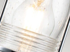 MeineWunschleuchte LED Wandleuchte In Chrom Für Badezimmer & Wohnraum, Breite 86cm -Globo Store led wandleuchte in chrom fuer badezimmer wohnraum 1 15