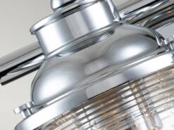 MeineWunschleuchte LED Wandleuchte In Chrom Für Badezimmer & Wohnraum, 2-flammig Breite 36cm -Globo Store led wandleuchte in chrom fuer badezimmer wohnraum 1 6