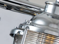 MeineWunschleuchte LED Wandleuchte In Chrom Für Badezimmer & Wohnraum, 2-flammig Breite 36cm -Globo Store led wandleuchte in chrom fuer badezimmer wohnraum 1 7